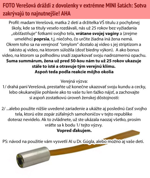 Jedna apolitická výzva